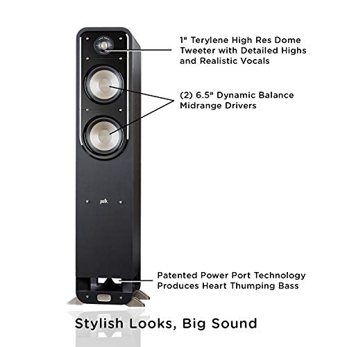 Polk Audio Signature Series S55 Floor Standing Speaker (Pair) with