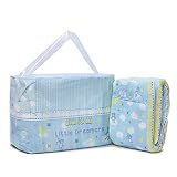 Littleforbig Printed Adult Brief Diapers Adult Baby Diaper Lover ABDL 10 Pieces - Little Dreamers(M)