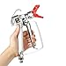 KKmoon High Efficiency 3600PSI High Pressure Airless Paint Spray Gun with Nozzle Guard for Graco Wagner Titan Pump Sprayer and Airless Spraying Machine
