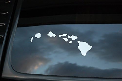 Five Star Graphics Hawaiian Islands Sticker Vinyl Decal CHOOSE YOUR COLOR & SIZE!! Hawaii Aloha (V210) Hang Loose (7.5" X 3.5", Blue)