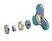 TYZEST Spinner Fidget EDC ADHD Focus Toy Ultra Durable High Speed 3-8 Min Spins Precision Copper material No Lead,No Mercury(Copper-Rainbow)