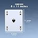 Giant Playing Cards for Game Nights, Full Deck of Oversized Jumbo Poker Cards for Seniors (8x11 in)