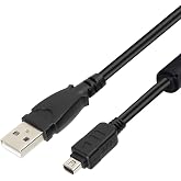USB Camera Data/Charge Cable Cord Replacement CB-USB5/USB6/USB8 Battery Charger for Olympus TG Series TG 830 TG860 TG-2, TG-310, TG-320, TG-610,  C-170 C-180 C-480 C-500,Pen-E Series,Traveller Series
