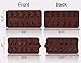 90shine Christmas Ice Chocolate Candy Silicone Molds - Baking Ice Trays Xmas Holiday Party Supplies