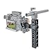 NICEYRIG Camera NATO Top Cheese Handle Grip with 15mm Rod Clamp Shoe Mounts QR for DSLR Cameras/Camcorder/Action Cameras Cages
