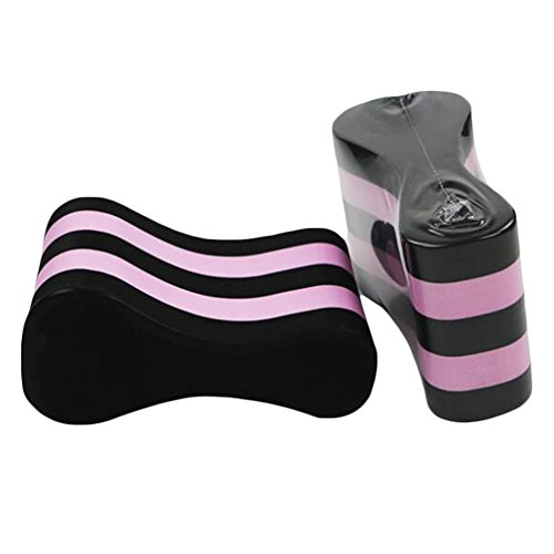 A&I Ailike Pull Buoy Swimming Trainning Device for Adults Children (Black-Pink)