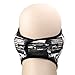 Graphic Style Skull Black Neoprene Adjustable 2 in 1 Reversible Full Face Mask Motorcycle Snowboard Ski