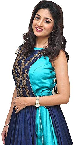 renzydeal fashion semi stitched gown for women(pink)