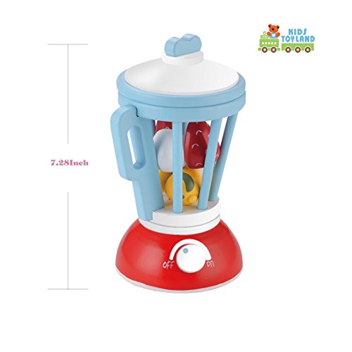 image for KIDS TOYLAND Wooden Pretend Food Toy Kid's New Smoothie Playset Enjoy 