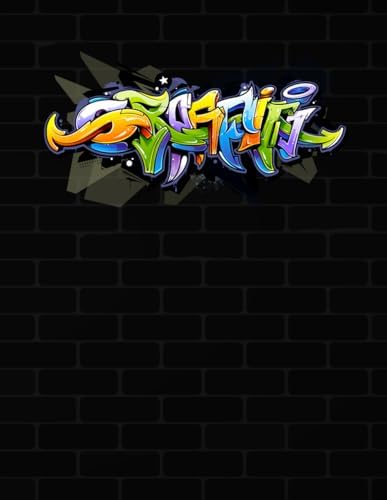 Graffiti Walls Sketchbook: Blank Notebook for Sketching, Drawing