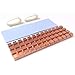 Easycargo M.2 2280 SSD Heatsink Kit, Cooler Heat Sink + Silicone Based Thermal Pad for Cooling M.2 SSD, NGFF SSD, NVME SSD, SSD(70mmx20mm) (Copper 1-Pack 2mm)