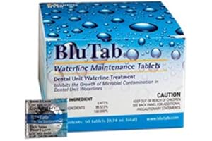 SUPERDENT BluTab Blu Tab Dental Waterline Maintenance Treatment 50 Tablets 750 ml Bottle