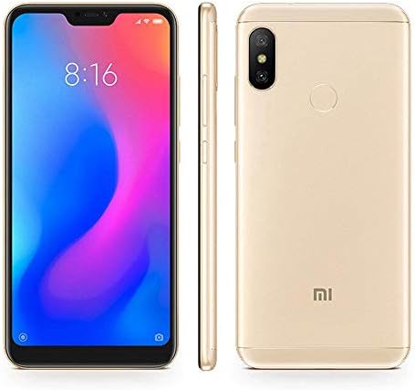 Xiaomi Mi A2 Lite - (Dual SIM) 64GB 5.84-Inch Android 8.1 UK Version SIM-Free Smartphone - Gold (Official UK Launch)