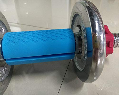 image for IADU Barbell Grips Fat-Thick Bar Grips for Weightlifting 1 inch-Dumbbe