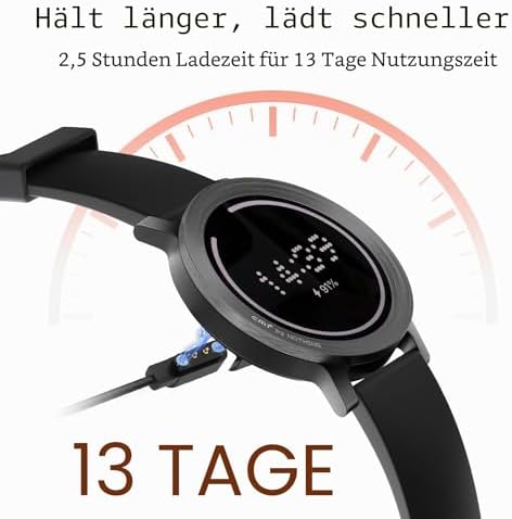 CMF Watch 3 Pro – Smartwatch 1,43" AMOLED, 13 Tage Akku, Dual-GPS, Bluetooth-Anrufe mit KI-Rauschunterdrückung, Herzfrequenz & Schlaftracking – Dunkelgrau