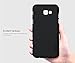 Samsung Galaxy A7 2017 Case Nillkin Frosted Shield Matte Plastic Ultra Thin Slim Light Fit Case, Shockproof Shell Anti-Scratch Anti-Fingerprint Cover (with Screen protector) (Frosted Black)