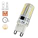 G9 Pin Base LED Bulb, 25 Watt Glass Halogen (Daylight White 6000K) Light Bulbs Replacement, 120V AC, 3W / 250 Lumens, T4 JCD Chandelier Incandescent Lamp, Pack of 6