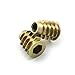 LQ Industrial 12pcs M6x15mm Furniture Screw-in Nut Zinc Alloy Bolt Fastener Connector Hex Socket Drive Threaded Insert Nuts For Wood Furniture Assortment