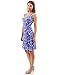 PattyBoutik Women's V Neck Sleeveless Print Dress