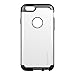 LUVVITT [Ultra Armor] Shock Absorbing Case Best Heavy Duty Dual Layer Tough Cover for Apple Phone 6 / Phone 6s - Black/Silver