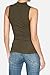 TheMogan Women's Mock Neck Long Sleeve Top Stretch Cotton High Neck Slim Fit T-Shirt