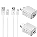 OoRange Wall Charger Power Adapter with 3 feet USB Cable For iPhone 5, 6, 7 (2 Pack)
