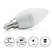 Litake E12 LED Bulb, 60W Equivalent Candelabra Bulb, 2700K Warm White Non-Dimmable Candle Light Bulbs for Chandelier, Pack of 6