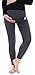 Women's Stretchy Maternity Pregnancy Leggings Dark Grey