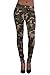 Taiduosheng Women Army Military Camouflage Trouser Soft Pants Knee-Cut Leggings XL