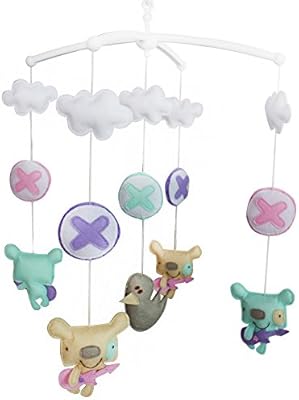 colourful baby mobile