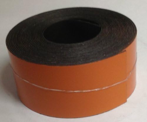 Dry Erase Orange Magnetic Strip Roll 3" x 25' Write on/Wipe off Magnet