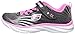 Skechers Kids girls Pepsters Colorbeam Sneaker , Black/White/Pink, 2 M US Little Kid