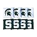 Victory Tailgate NCAA Collegiate Regulation Cornhole Game Bag Set (8 Bags Included, Corn-Filled) - Michigan State Spartans