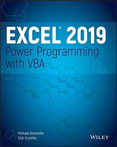 D.O.W.N.L.O.A.D Excel 2019 Power Programming with VBA [D.O.C]