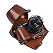 Hargedis XEVN for sony a6400 case,for sony a6300 case,Premium PU Full Body Leather Camera Case Bag for sony alpha a6300 a6000 a6100 a6400 Fit 16-50mm Lens with camera Shoulder Strap(Coffee)