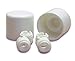 Danco 88877 Universal Twister Toilet Caps, Plastic, White