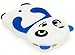 iPhone 4 Phone Case, Bastex 3D Silicone Dark Blue & White Panda Bear Case for Apple iPhone 4, 4s …