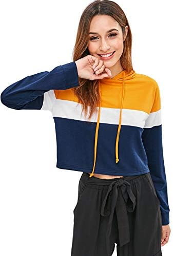Khhalisi Women's Full Sleeves Sweatshirt Hoodie Size(XS,S,M,L,XL,XXL)