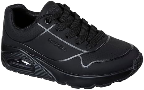 Uno Stand On Air, Scarpe da ginnastica Bambini e ragazzi, Black Synthetic Trim, 37 EU