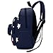 Vox Kids' Backpack, 12.6 inch Preschool Toddler Bag with Cartoon Star, Dark Blue
