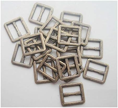 20pcs/lot bjd Buckle DIY Patchwork Buckle Handmade Sewing Mini Buckle for bjd Dolls Clothing Adjustable Button (Bronze)