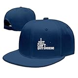 Apparel I Just Can't Quit Smoking New Fashion Cotton Baseball Cap Adjustable Trucker Hats For Outdoor Sport Navy Book