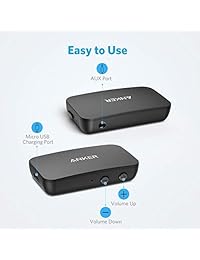 Anker AK-A3352011 Soundsync A3352 - Receptor Bluetooth para transmisión de música con Bluetooth