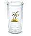 Tervis 16 Ounces Double Wall Tumblers, Set of 4 (Life On The Beach)