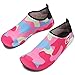 CIOR Mutifunctional Barefoot Kids Quick-Dry Water Shoes Lightweight Aqua Socks For Beach Pool Surf Yoga Exercise,SKY1605,pink,28.29