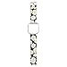 YOSWAN Replacement Band for Fitbit Blaze, Watchband Floral Soft Leather Strap Replacement Watch Band Wristband Bracelet Strap and Frame for Fitbit Blaze (Chrysanthemum Black)