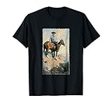 Vintage Western Cowboy on a Horse by William Dunton