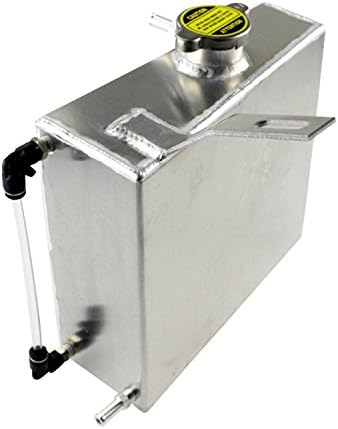 CoolingSky 2.5L Aluminum Radiator Coolant Overflow Can Tank for Supra Twin Turbo 2JZ 2JZGTE