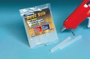 Image of FPC Adhesives Bulk Buy Best Stik Glue Sticks 7/16 inch x 4 inch 12 Pack BS-12 (5-Pack)