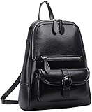 Heshe 2015 New Fashion Genuine Leather Women's Backpack Handbag Shoulder Sling Cross Body Bag